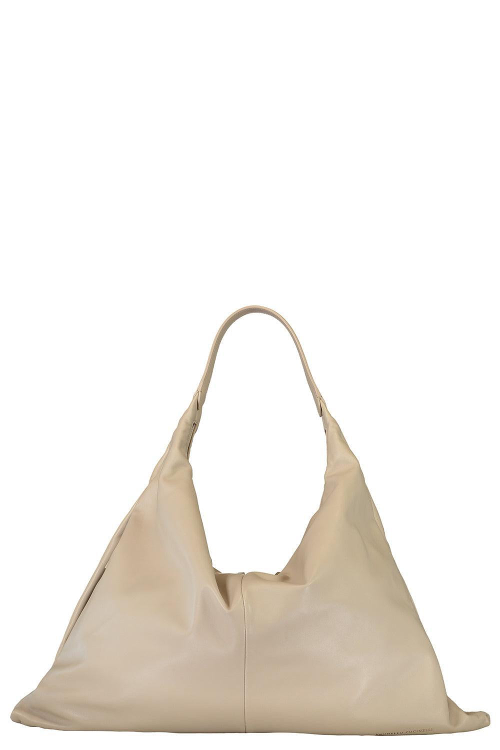 Large Hobo Bag-SABBIA-O/S-HANDBAGSHOULDER-BRUNELLO CUCINELLI