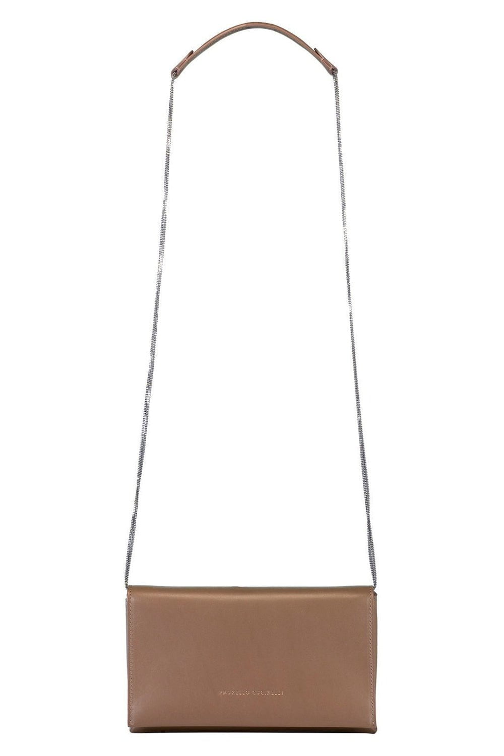 BRUNELLO CUCINELLI-Monili Strap Shoulder Bag - Tawny-TAWNY