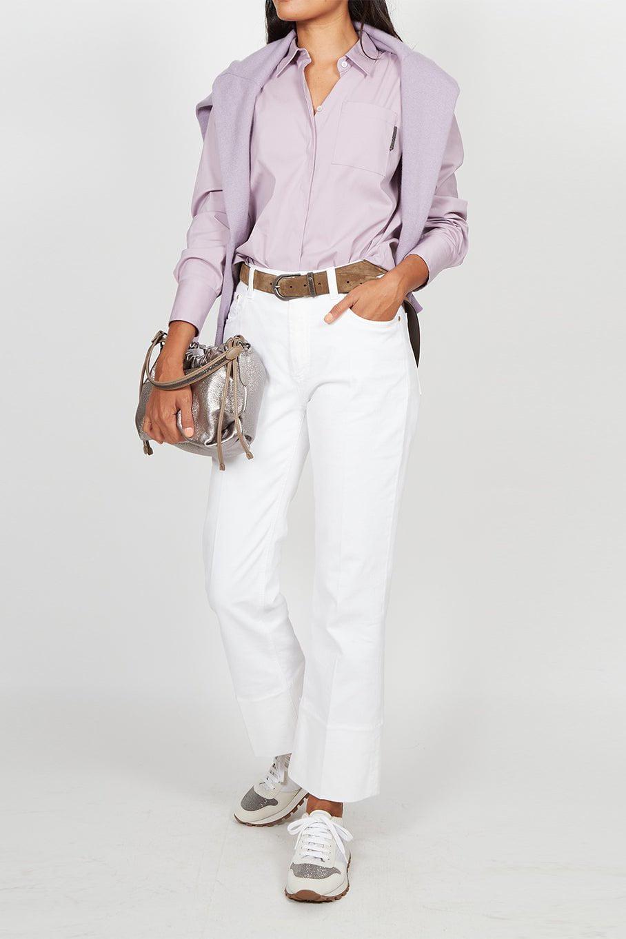 BRUNELLO CUCINELLI-Metallic Bucket Bag-TITANIUM
