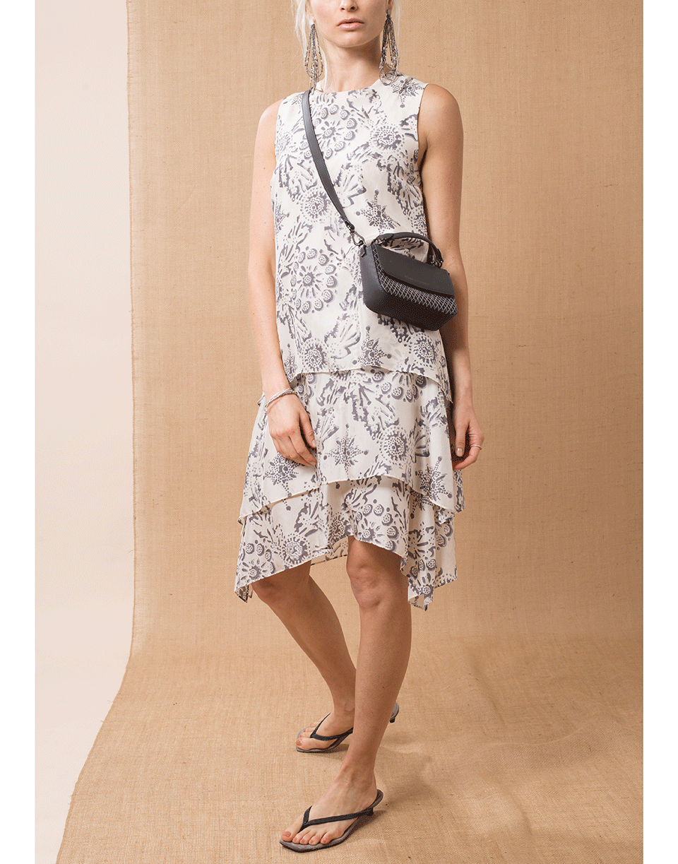 BRUNELLO CUCINELLI-Top Handle Laser Cut Mini Bag-DARKGREY