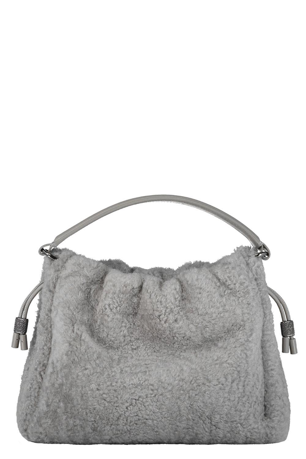 Small Mellow Bucket Bag-ICE-O/S-HANDBAGTOP HANDLE-BRUNELLO CUCINELLI