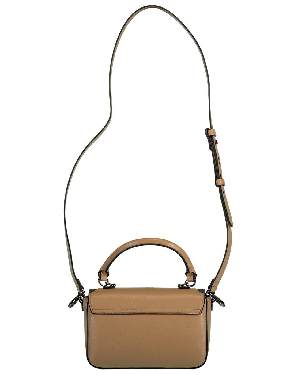BRUNELLO CUCINELLI-Mini Top Handle Leather Bag-LGHTBRWN