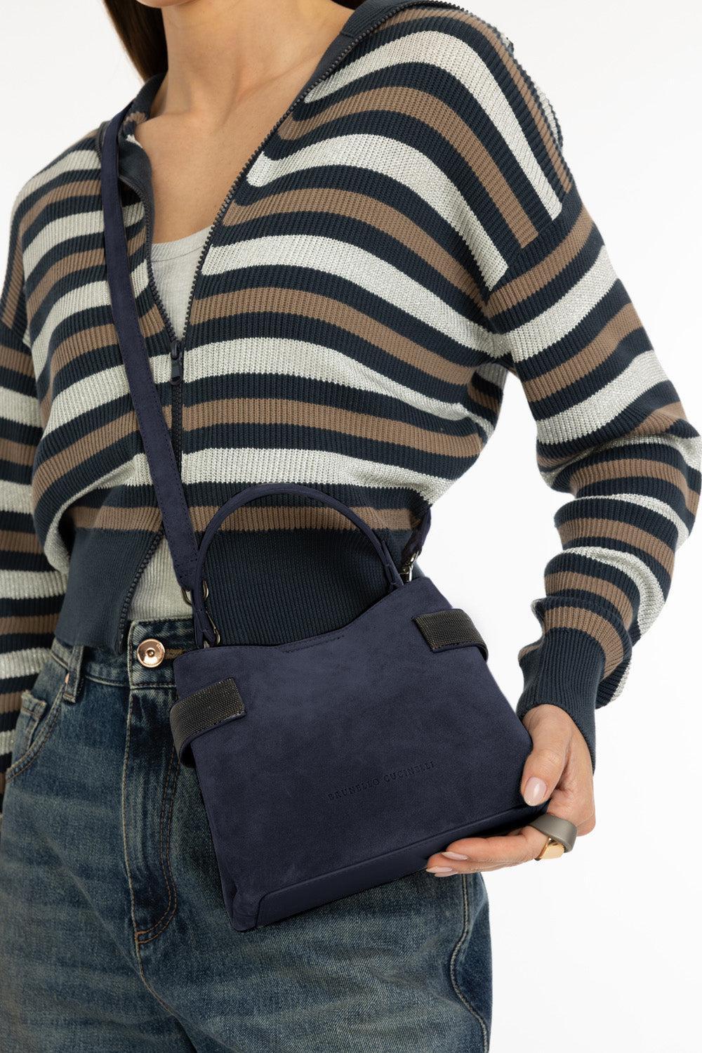 Mini Crossbody-NGHT SKY-O/S-HANDBAGTOP HANDLE-BRUNELLO CUCINELLI
