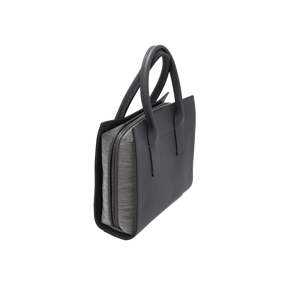 BRUNELLO CUCINELLI-Monili City Bag-ONYX