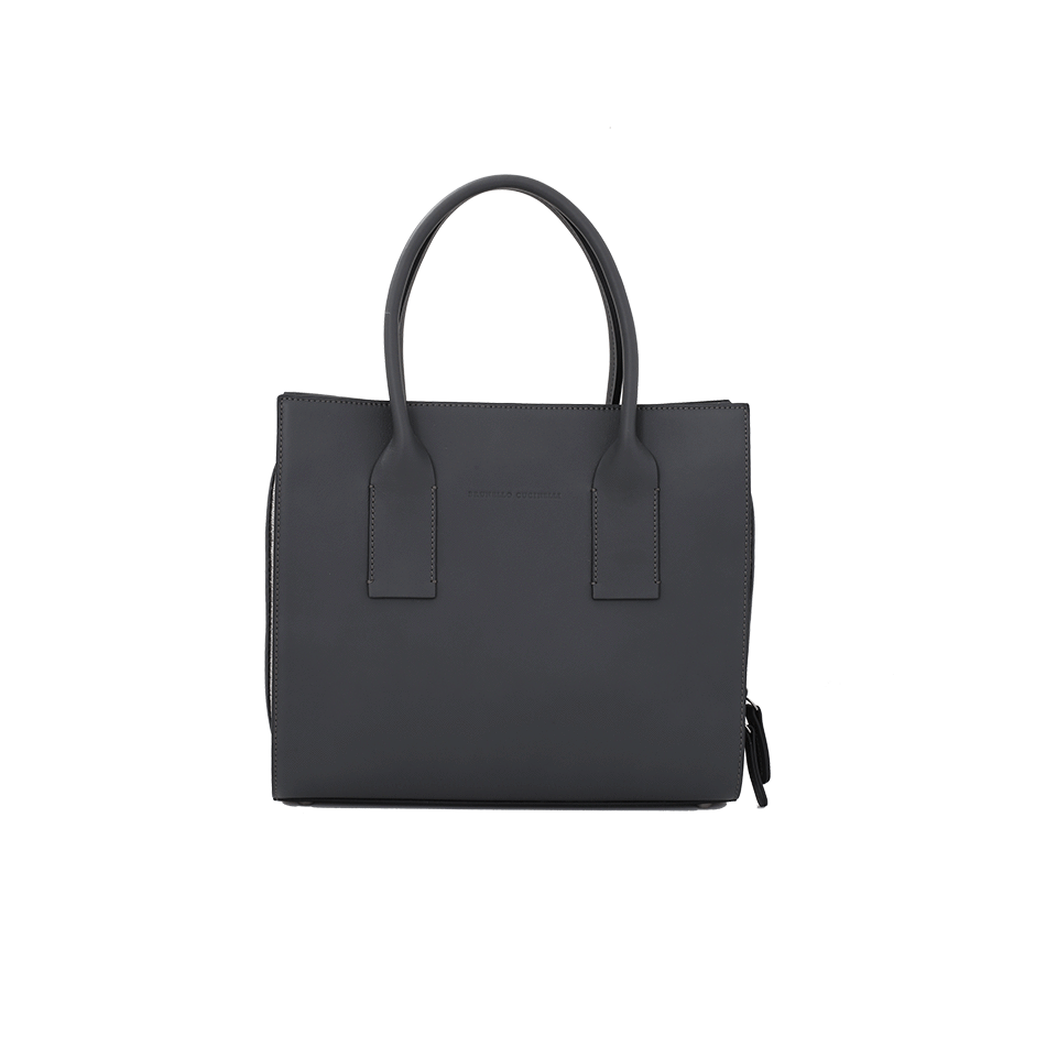 BRUNELLO CUCINELLI-Monili City Bag-ONYX