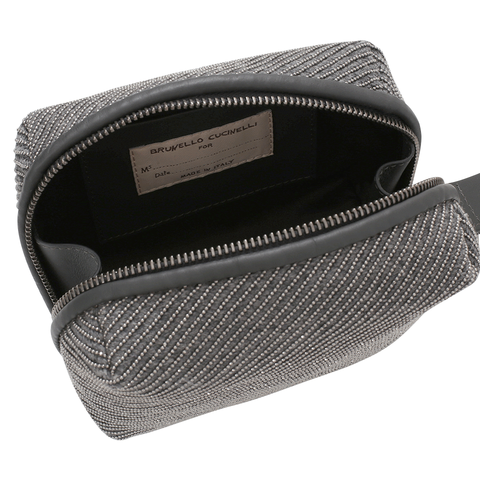 BRUNELLO CUCINELLI-Monili Pouch-ONYX