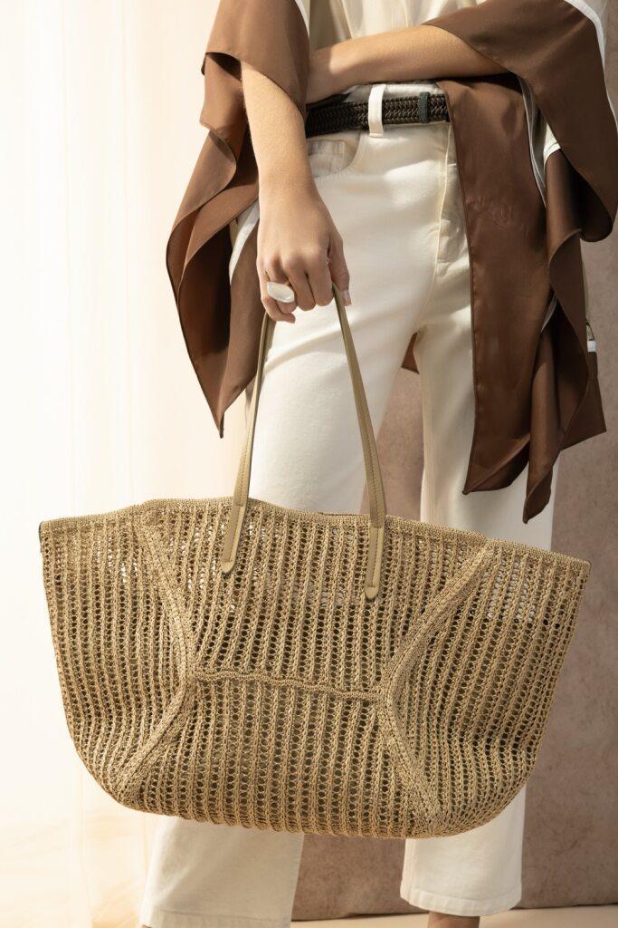 BC Duo Bag - Rope-BROWN-HANDBAGTOTES-BRUNELLO CUCINELLI