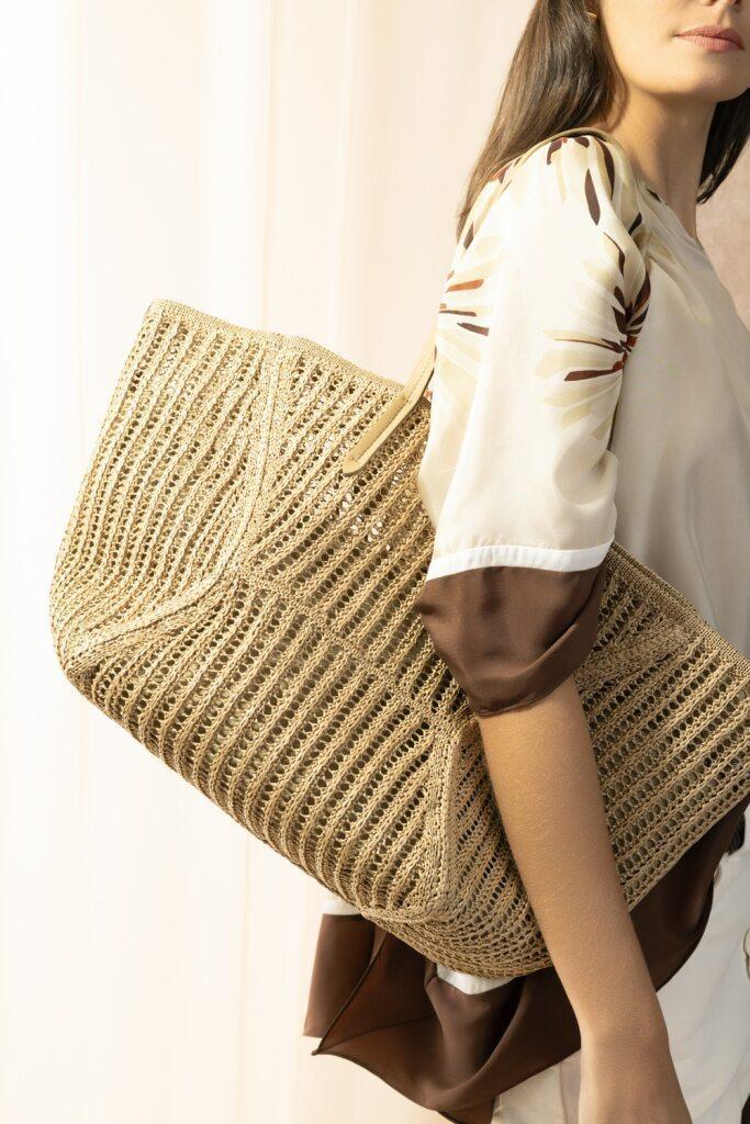 BC Duo Bag - Rope-BROWN-HANDBAGTOTES-BRUNELLO CUCINELLI