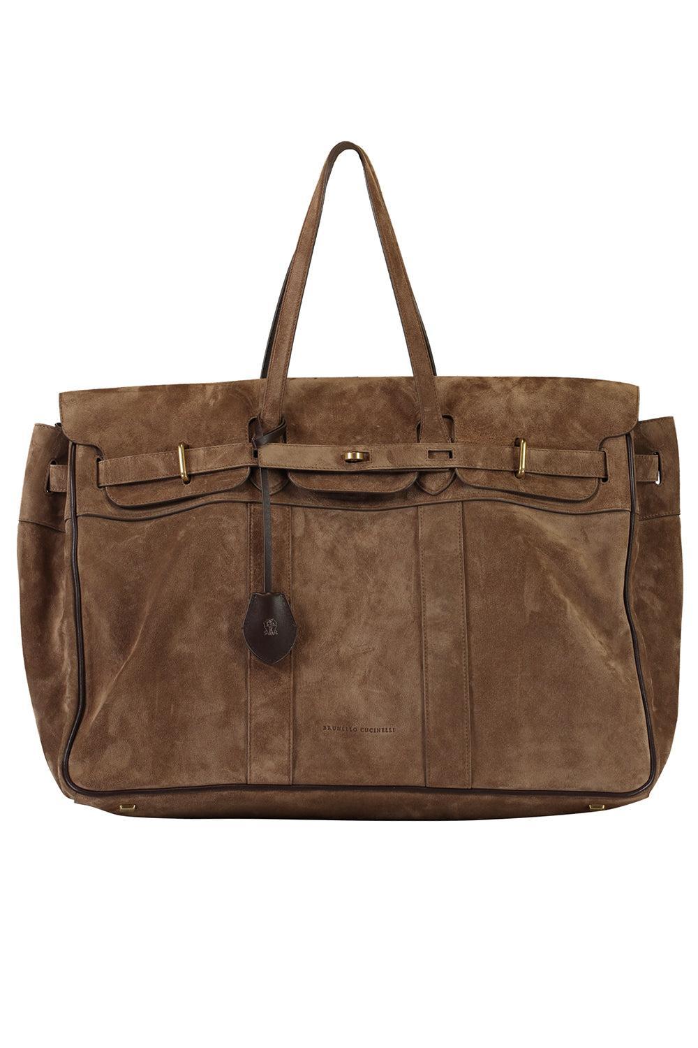 Explorer Travel Bag-BROWN-O/S-HANDBAGTOTES-BRUNELLO CUCINELLI