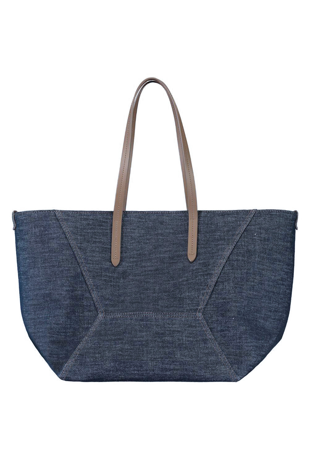 BC Duo Bag - Denim-DENIM-O/S-HANDBAGTOTES-BRUNELLO CUCINELLI