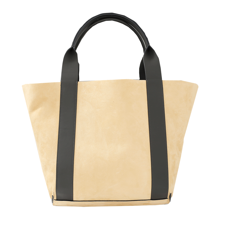 BRUNELLO CUCINELLI-Metallic Suede Reversible Handbag-MLTR/YLL
