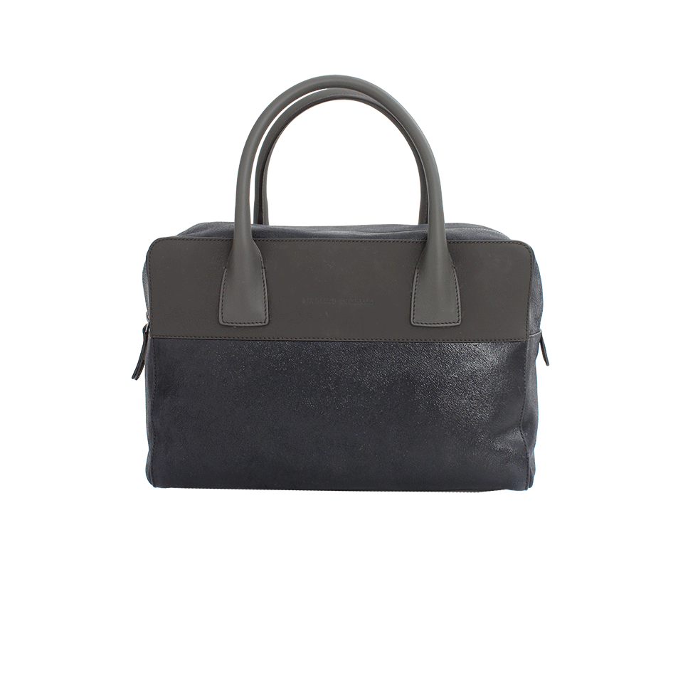 BRUNELLO CUCINELLI-Metallic Double Handle Bag-NBCG725