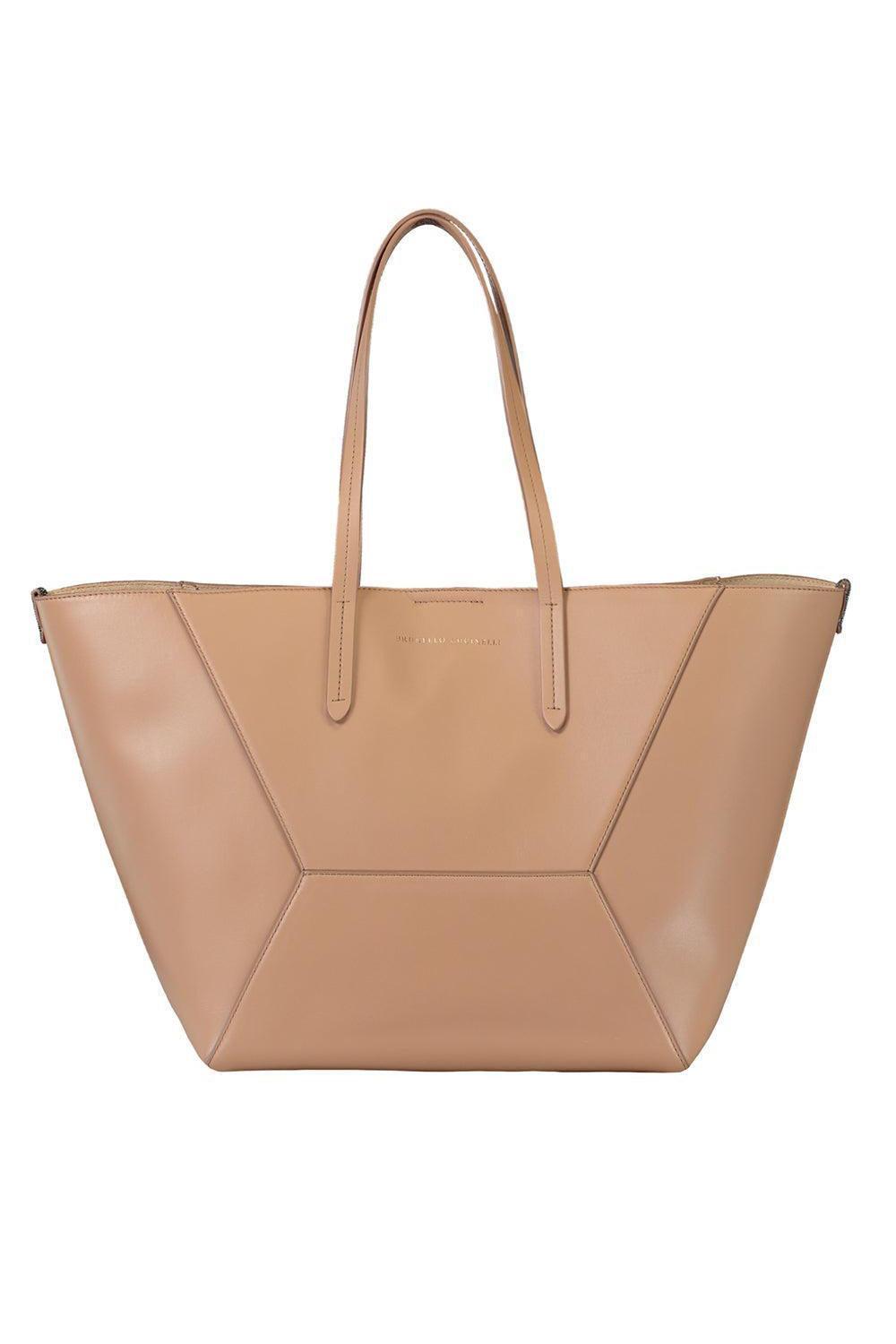  BC Duo Bag - Peach-PEACH-O/S-HANDBAGTOTES-BRUNELLO CUCINELLI 