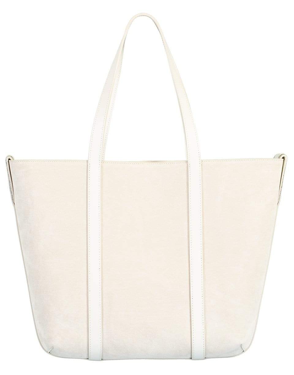 BRUNELLO CUCINELLI-Small Suede Reversible Tote-SAND