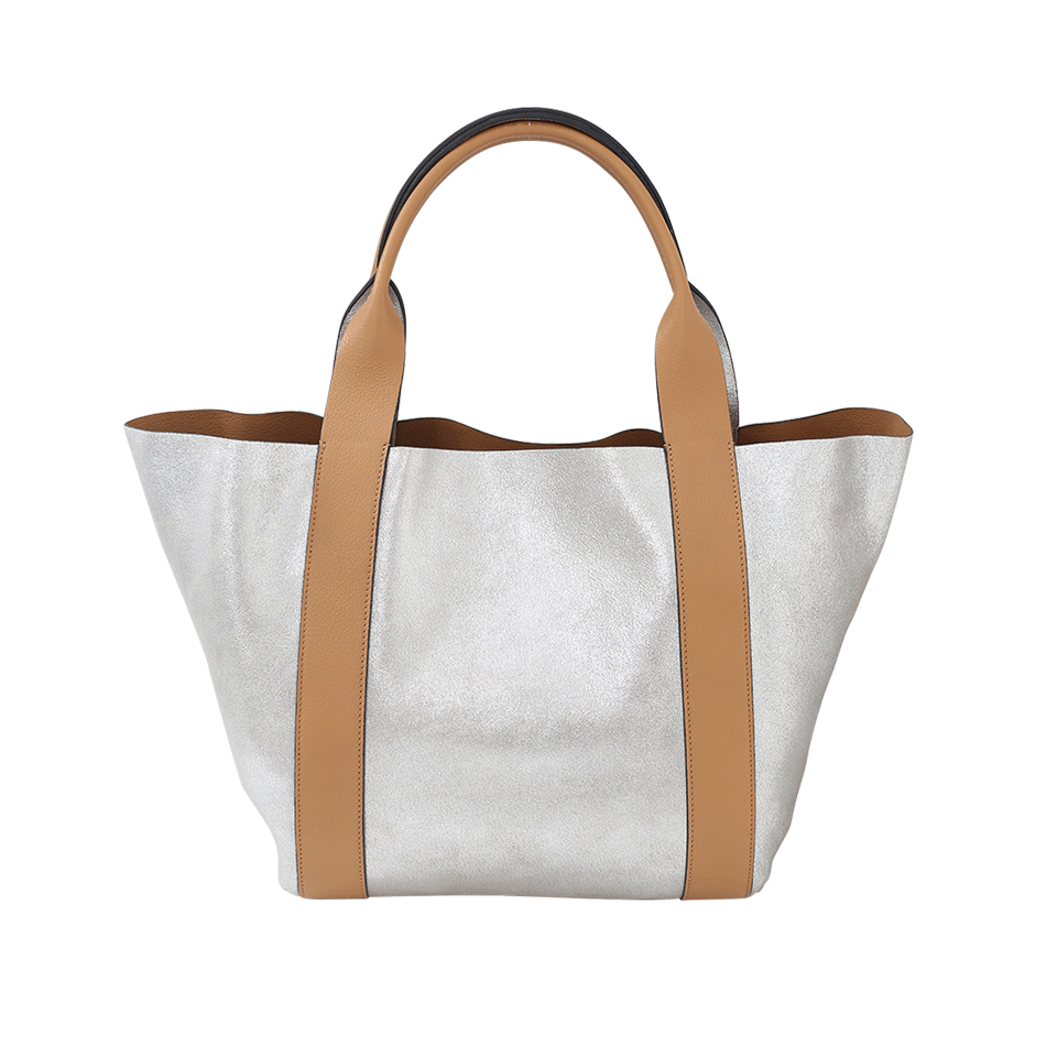 BRUNELLO CUCINELLI-Reversible Tote-SLVR/LUG