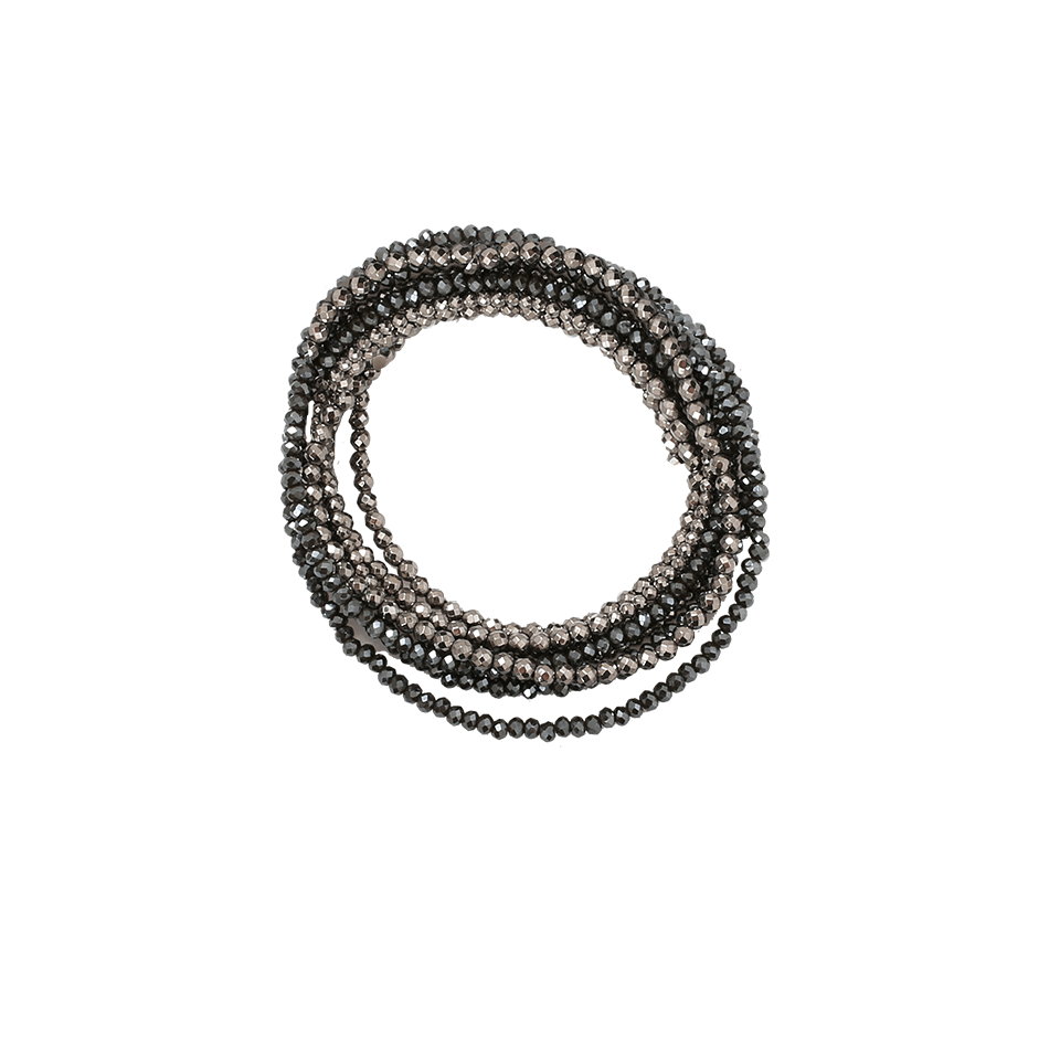 BRUNELLO CUCINELLI-Single Strand Long Monili Bracelet/Necklace-SILVER