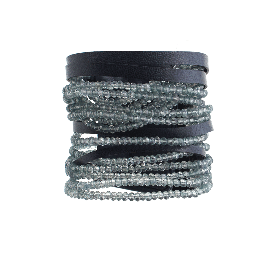 BRUNELLO CUCINELLI-Bead Leather Cuff-BLUCS520