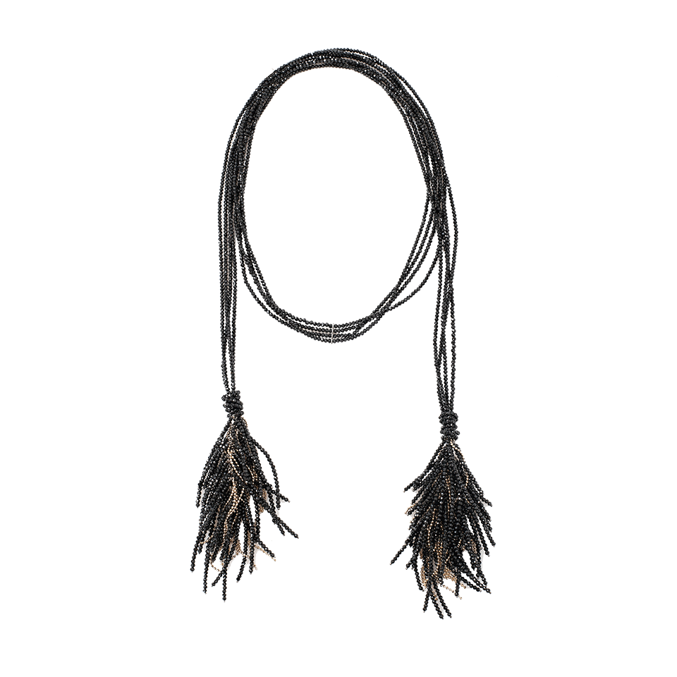 BRUNELLO CUCINELLI-Fringed Lariat Necklace-AS SAM