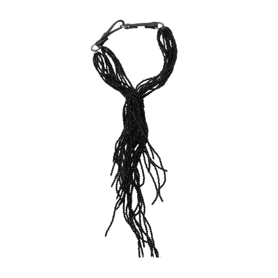 BRUNELLO CUCINELLI-Agate Knot Tangle Necklace-BLACK
