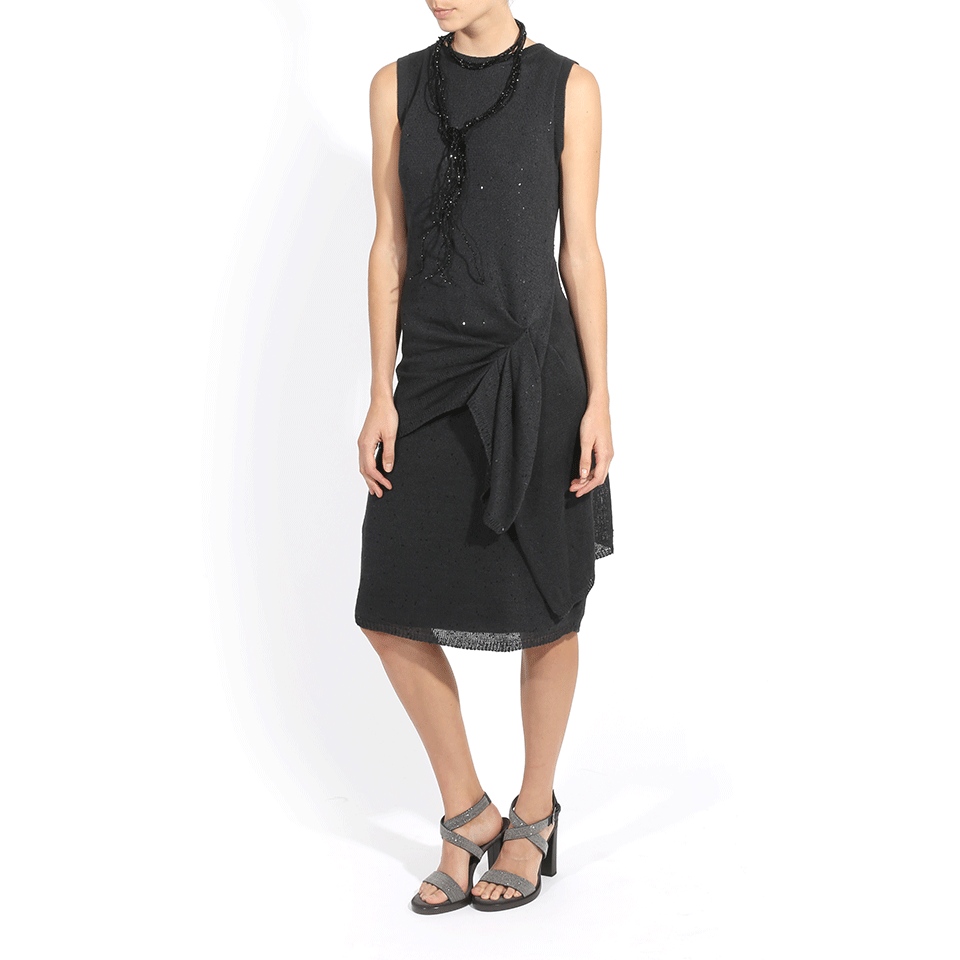 BRUNELLO CUCINELLI-Monili Long Multi Branch Necklace-BLACK