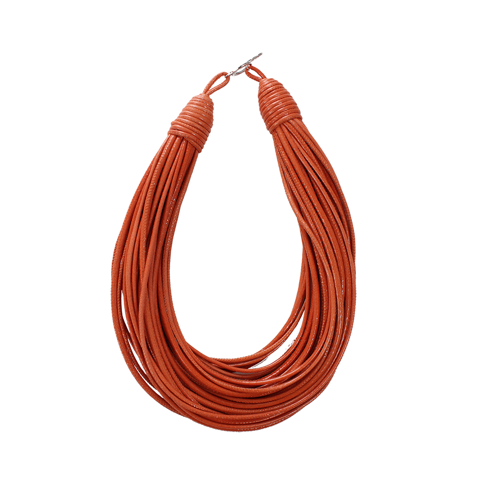 BRUNELLO CUCINELLI-Multi Strand Leather Choker-CRLC913