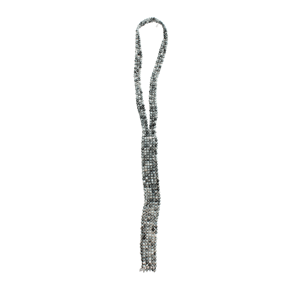 BRUNELLO CUCINELLI-Eagle Eye Tie Necklace-GRNCS918