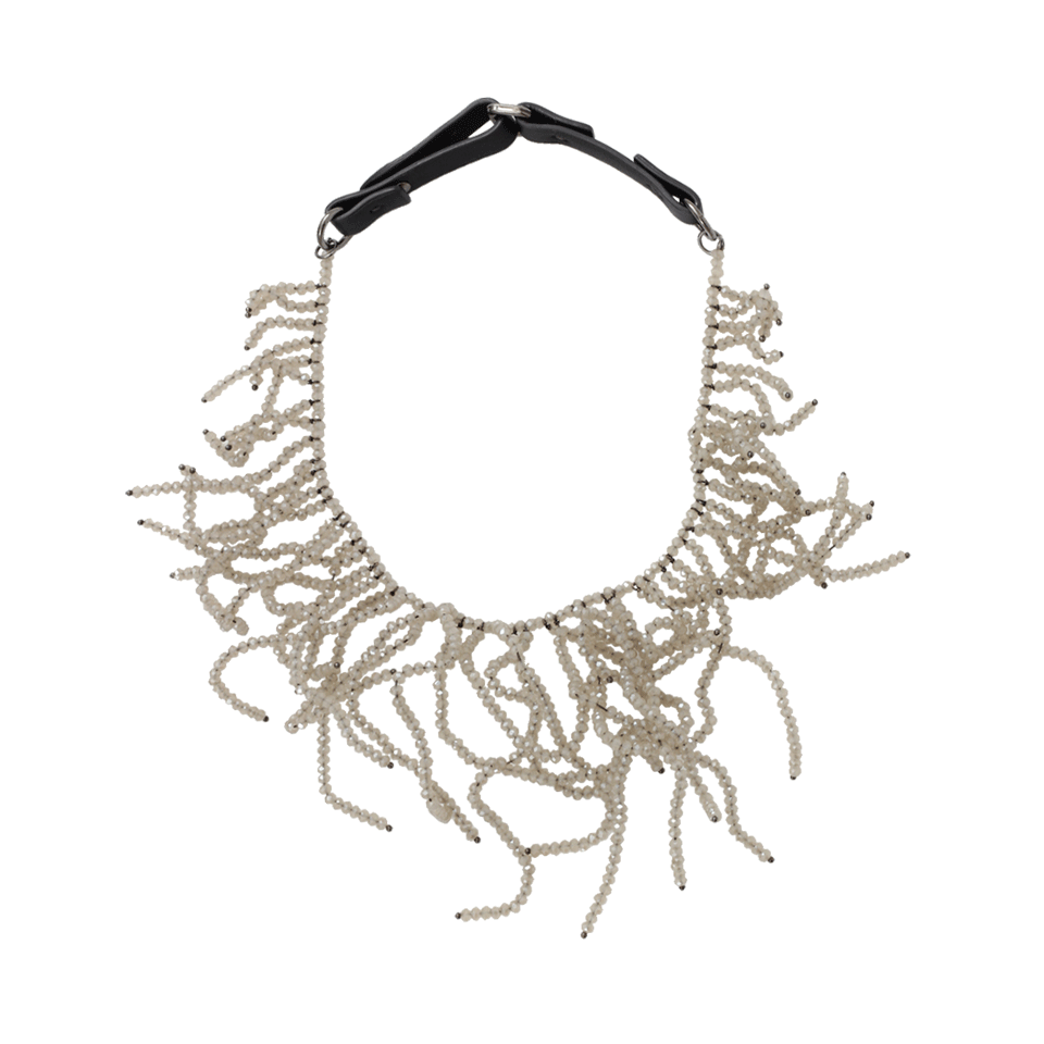 BRUNELLO CUCINELLI-Glass Bead Tangle Choker-TWINE
