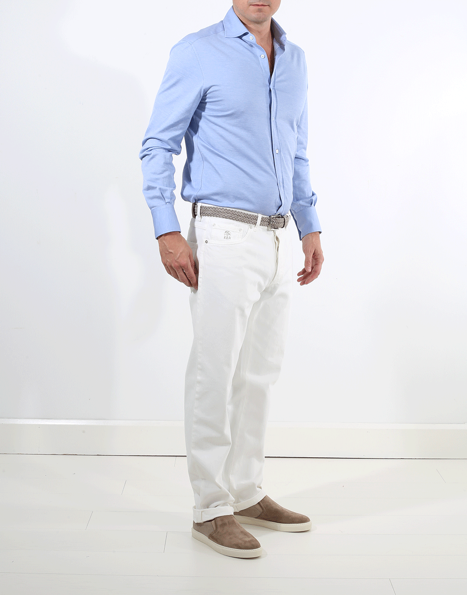 BRUNELLO CUCINELLI-Braided Suede Belt-