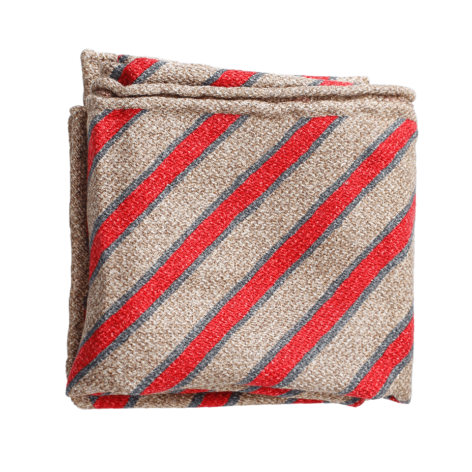 BRUNELLO CUCINELLI-Pocket Square-BRN/RED
