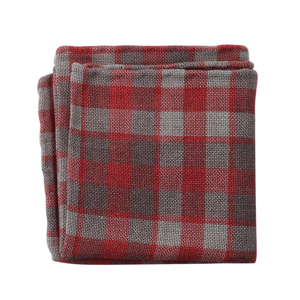 BRUNELLO CUCINELLI-Country Plaid Pocket Square-CH868