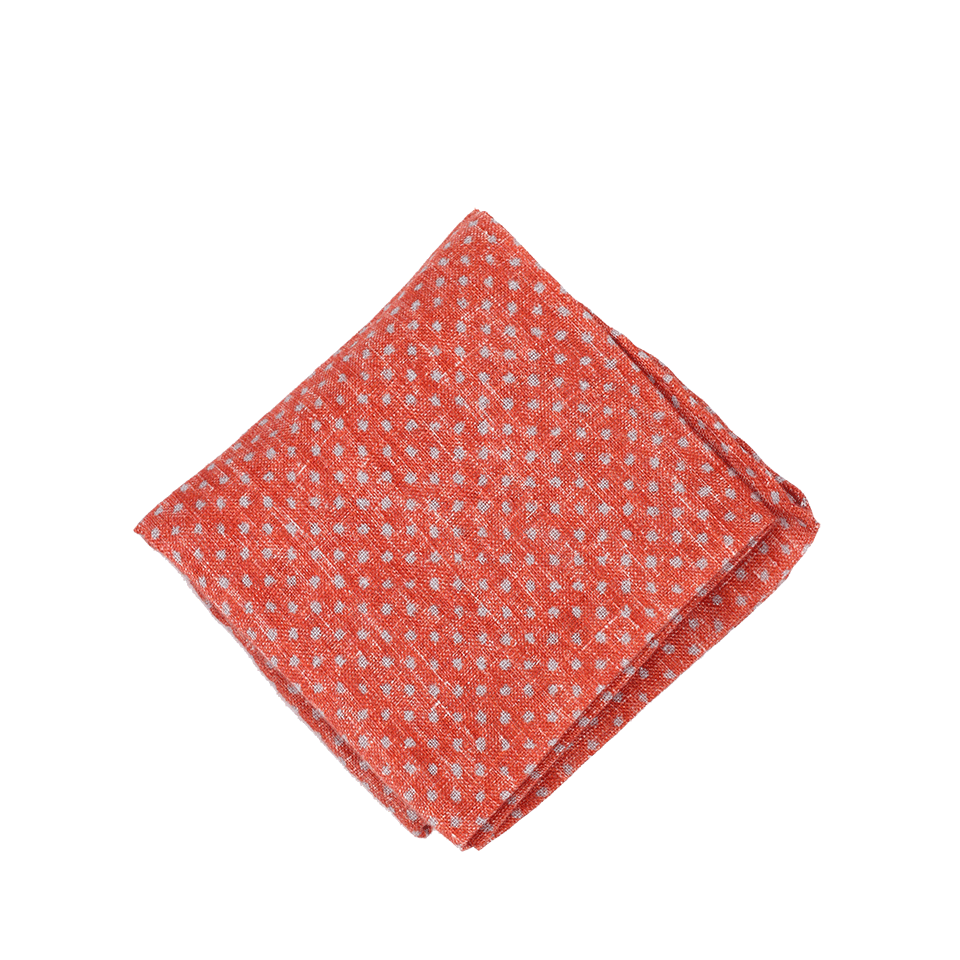 BRUNELLO CUCINELLI-Tiny Dot Pocket Square-