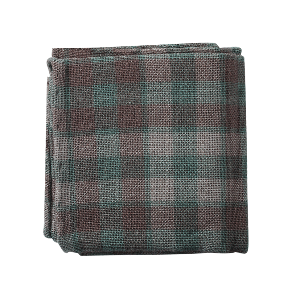 BRUNELLO CUCINELLI-Country Plaid Pocket Square-CL311
