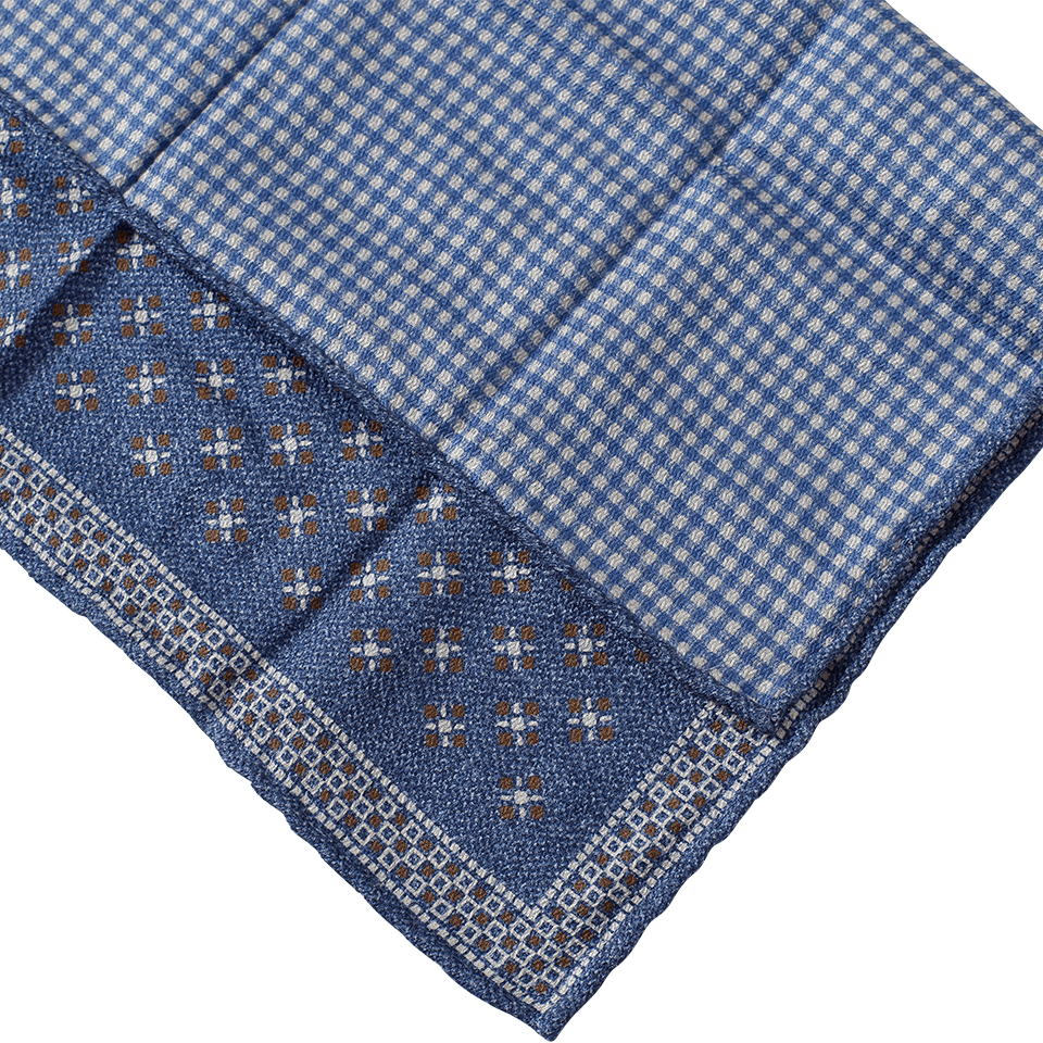 BRUNELLO CUCINELLI-Pocket Square-DENIM
