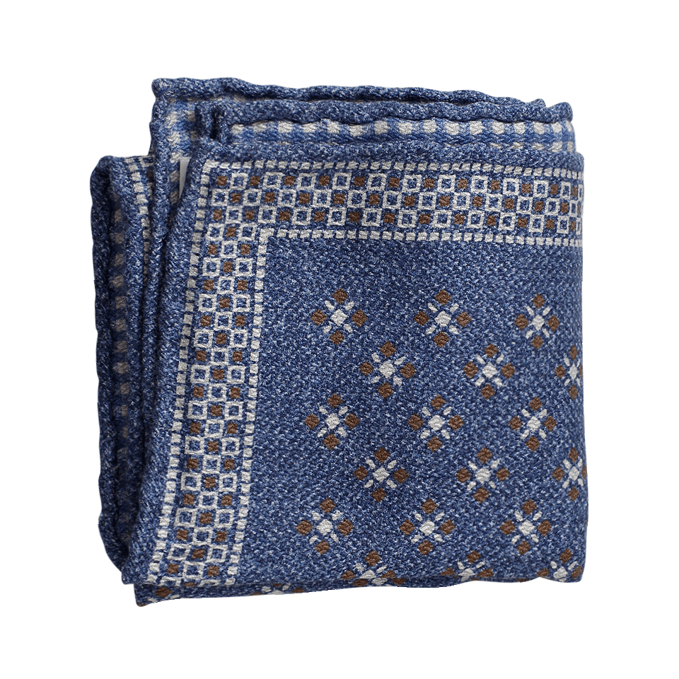 BRUNELLO CUCINELLI-Pocket Square-DENIM