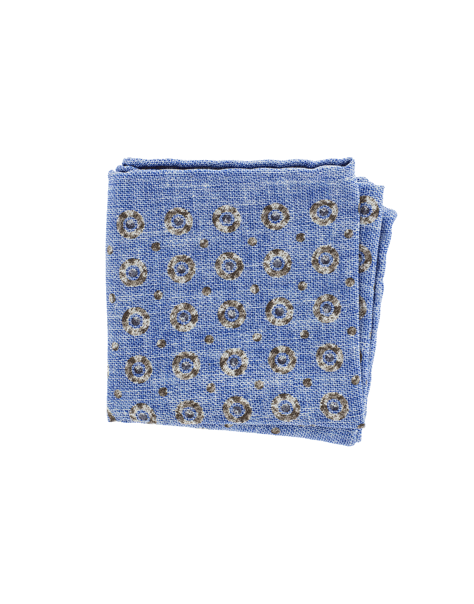 BRUNELLO CUCINELLI-Pocket Square-LT BLUE