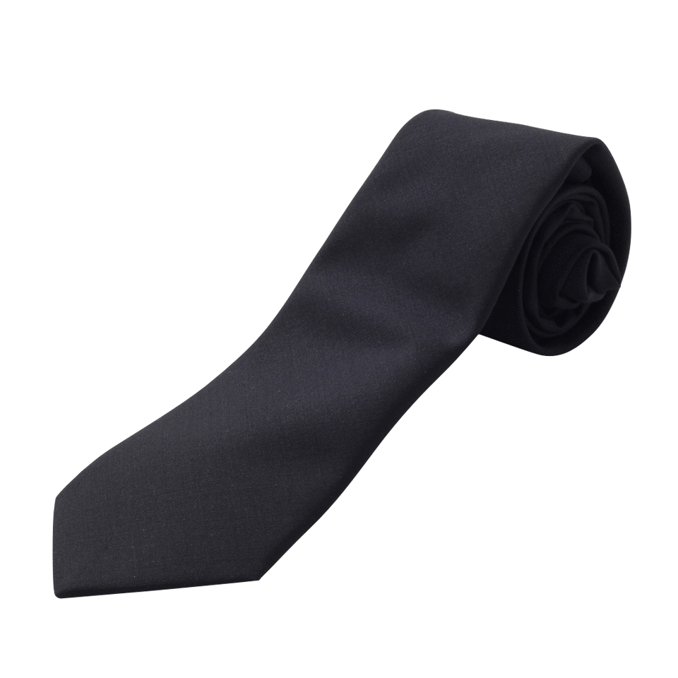 BRUNELLO CUCINELLI-Solid Wool Tie-NAVY