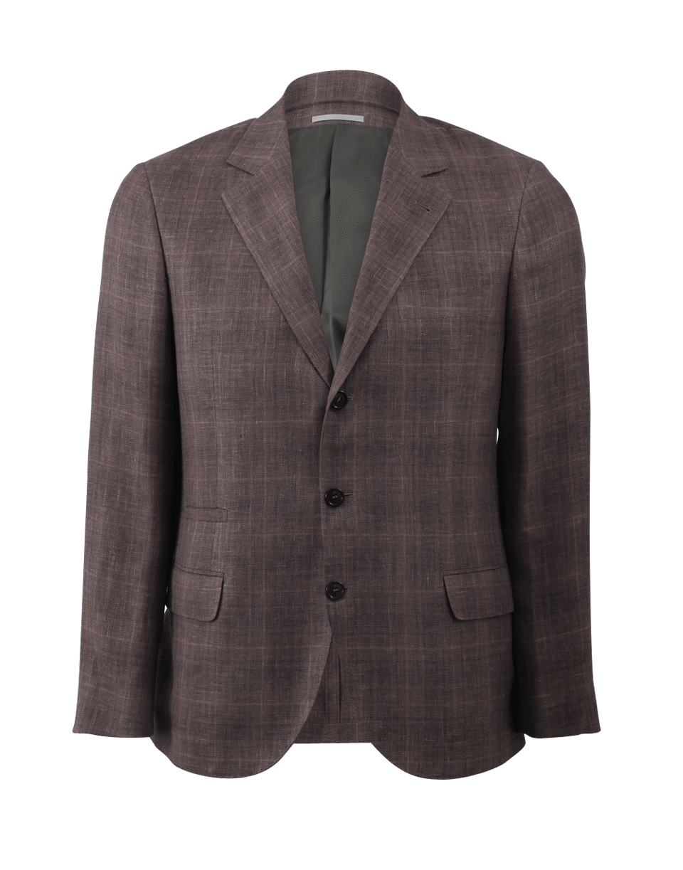 BRUNELLO CUCINELLI-Plaid Sport Coat-