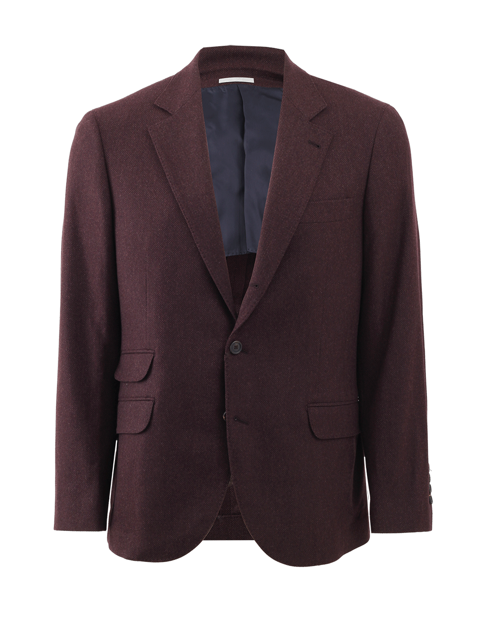 BRUNELLO CUCINELLI-Notch Lapel Hopsack Jacket-