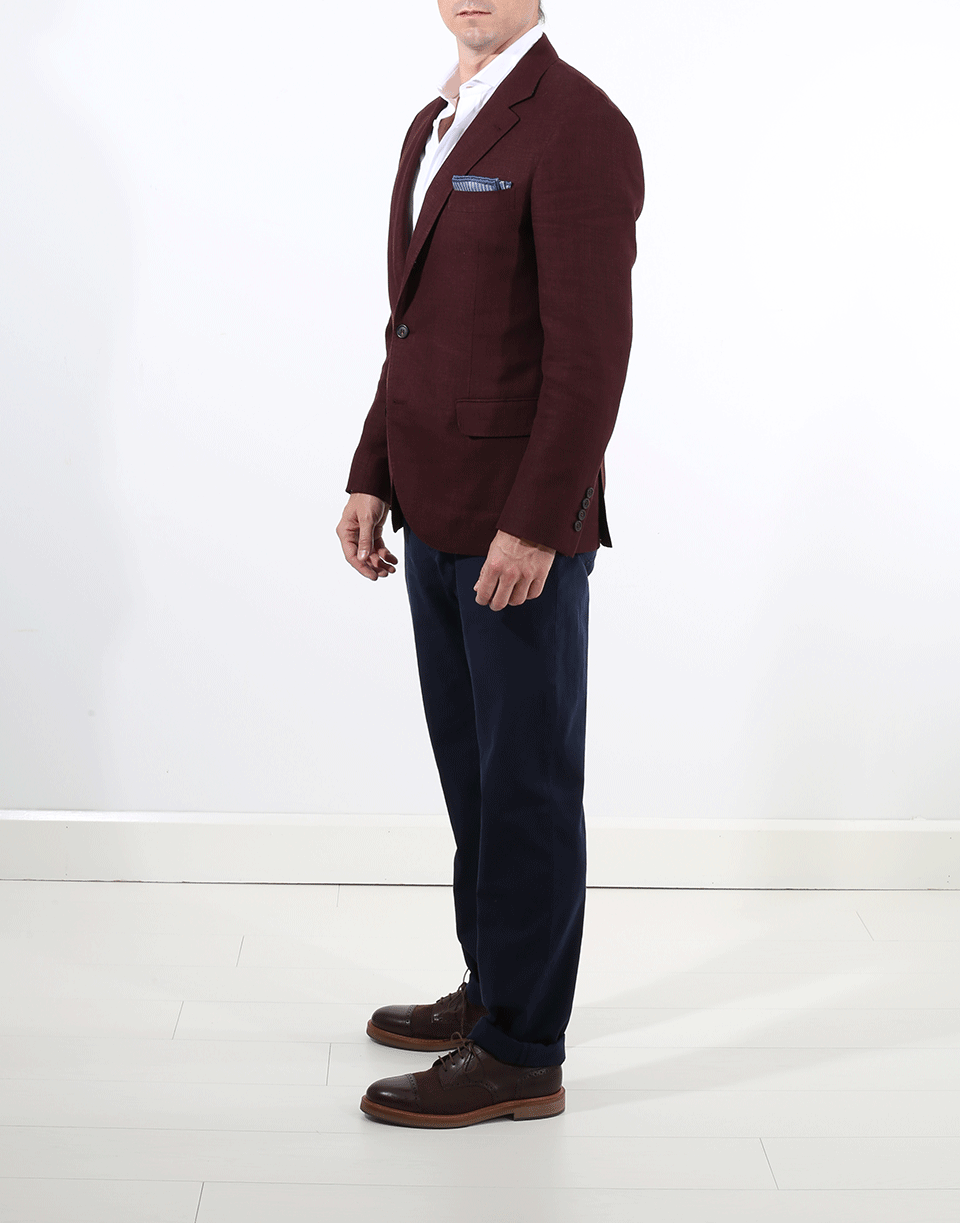 BRUNELLO CUCINELLI-Linen Constructed Jacket-