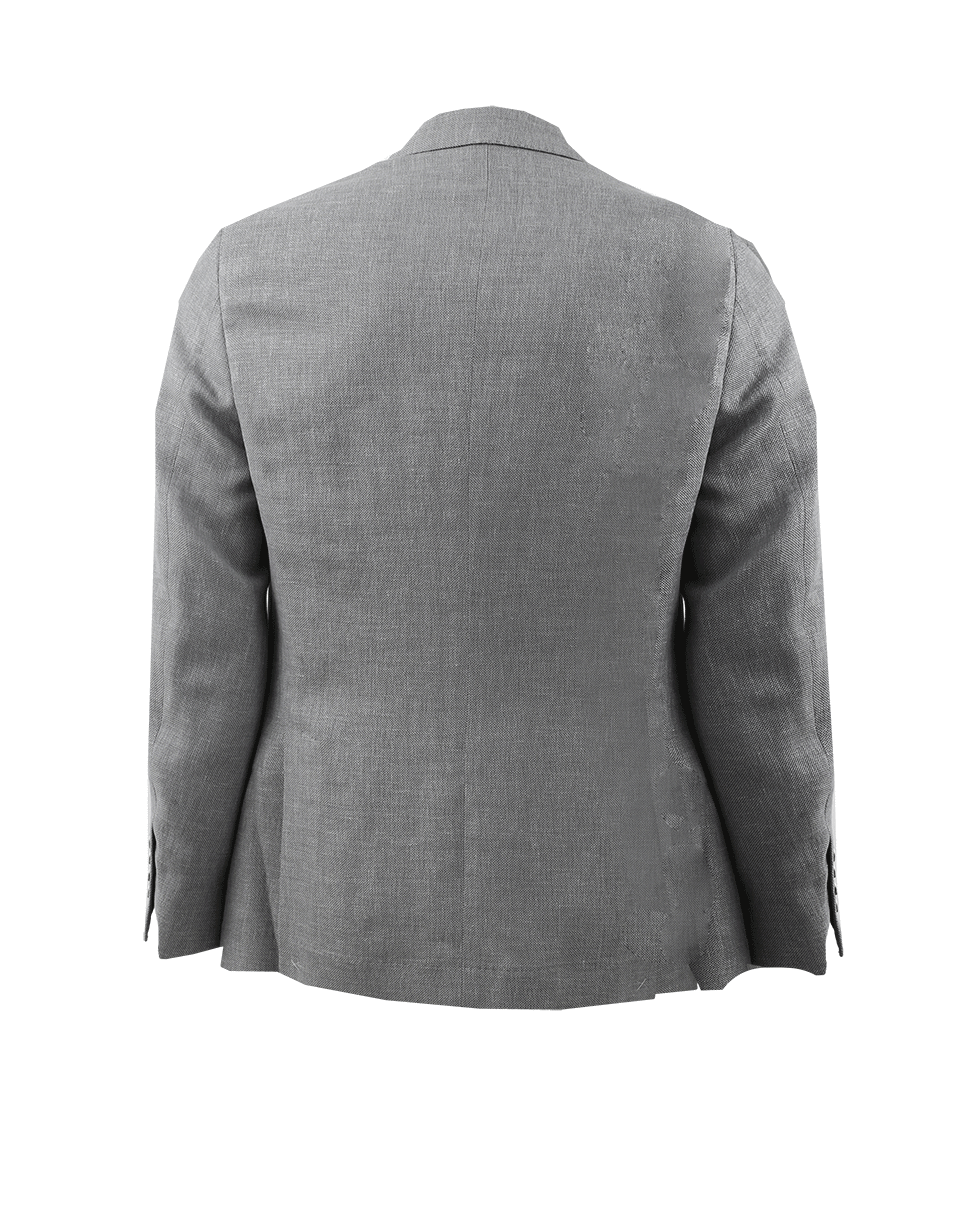 BRUNELLO CUCINELLI-Linen Metal Button Jacket-