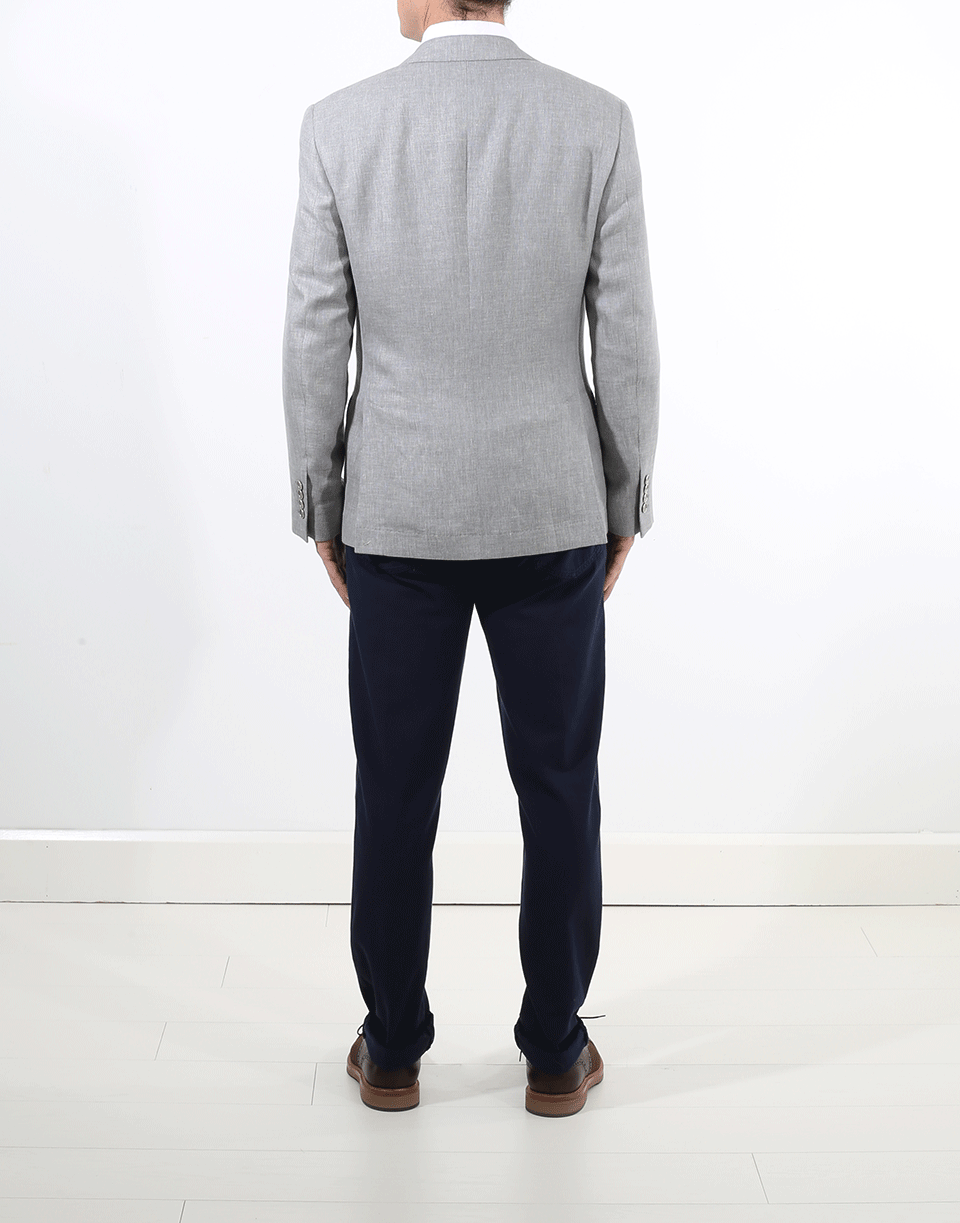 BRUNELLO CUCINELLI-Linen Metal Button Jacket-