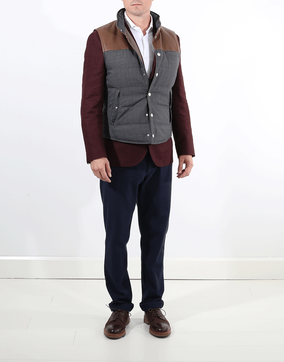 BRUNELLO CUCINELLI-Rustic Vest-