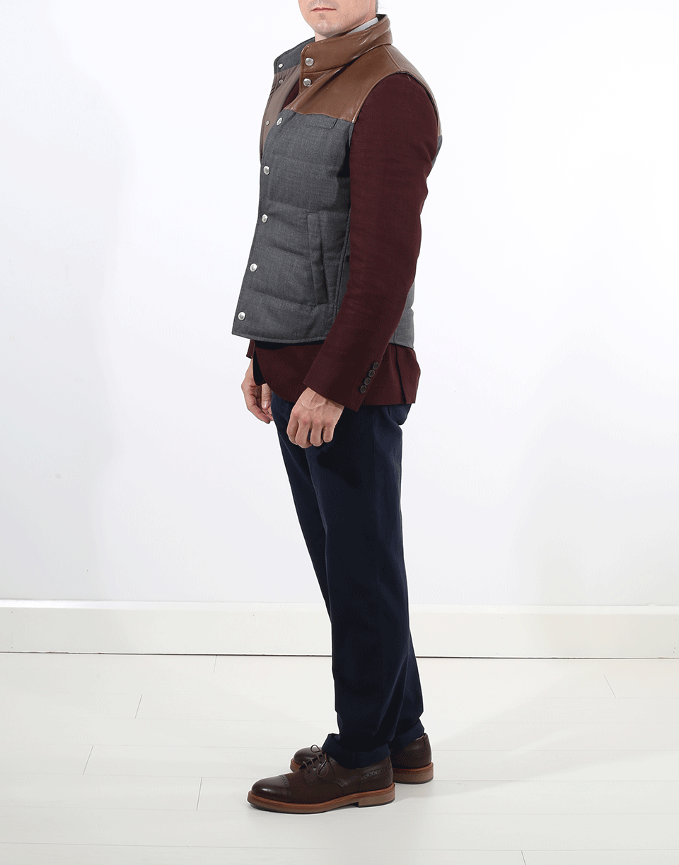 BRUNELLO CUCINELLI-Rustic Vest-
