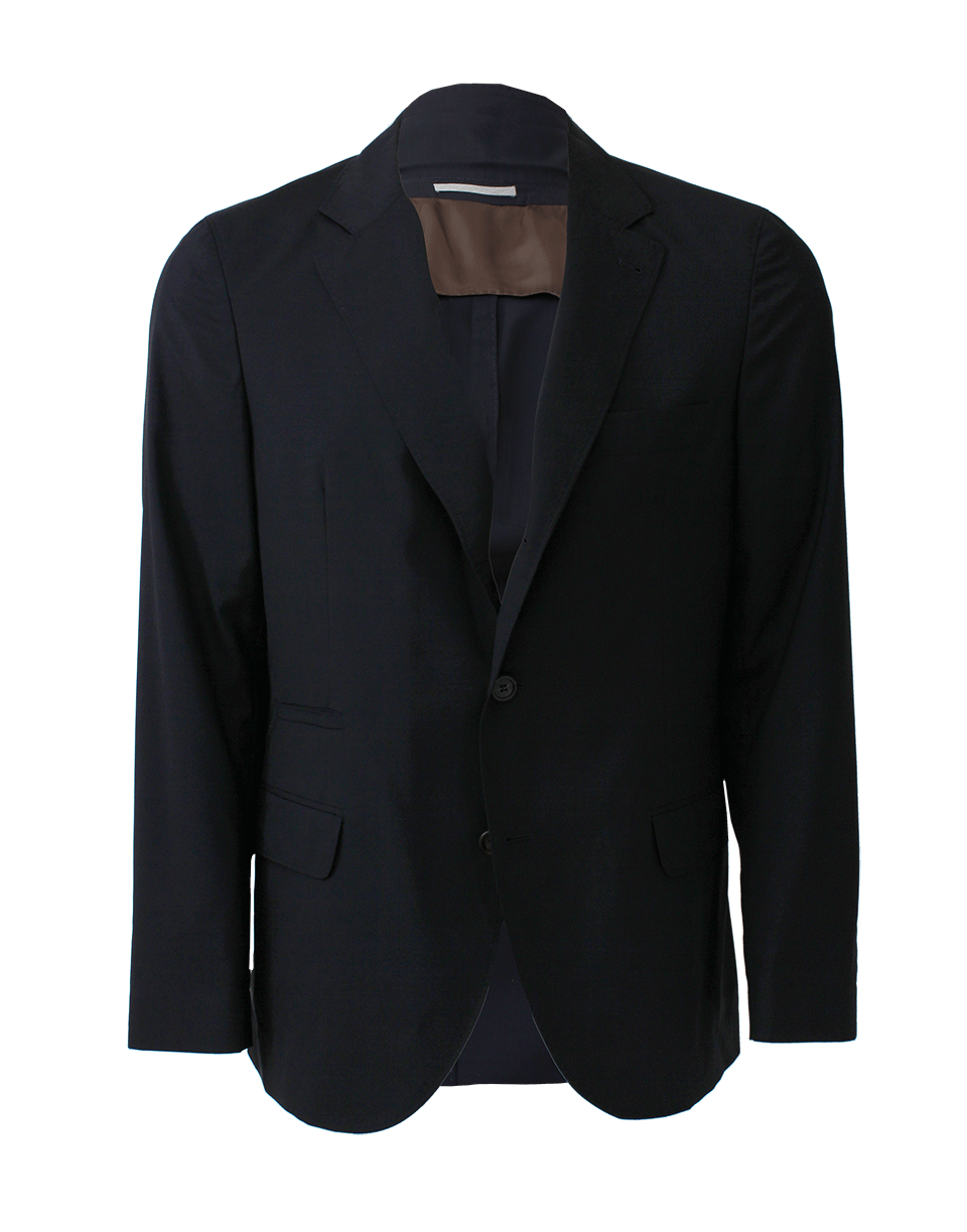 BRUNELLO CUCINELLI-Navy Travel Blazer-NAVY