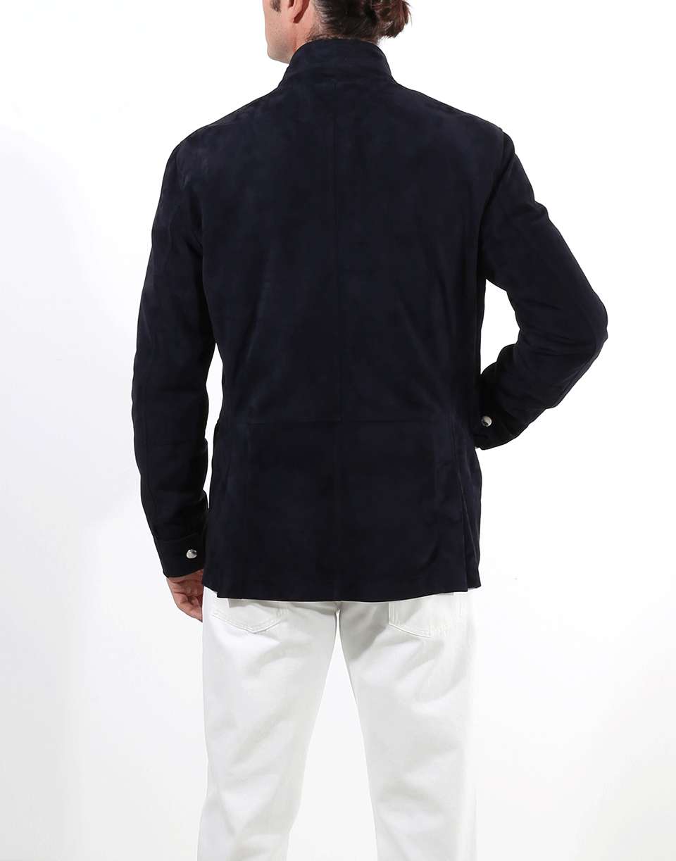 BRUNELLO CUCINELLI-Suede Sport Jacket-