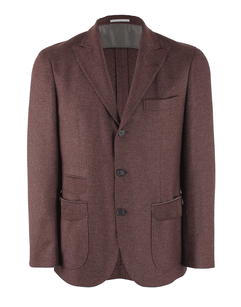 BRUNELLO CUCINELLI-Men's Notch Collar Jacket-