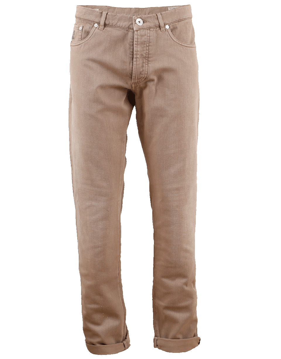 BRUNELLO CUCINELLI-Five Pocket Denim Pant-
