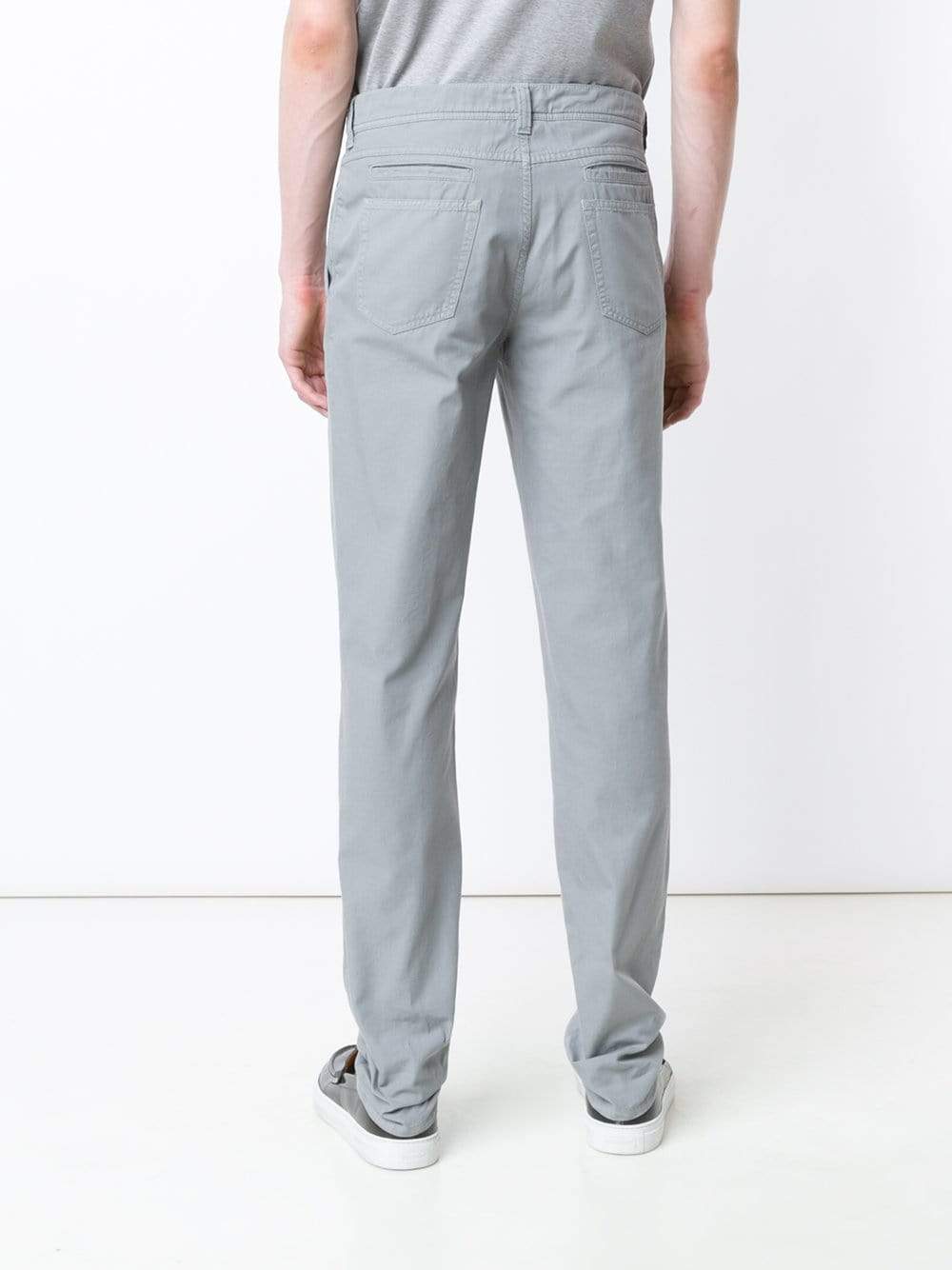 BRUNELLO CUCINELLI-Slim Leg Cotton Pants-