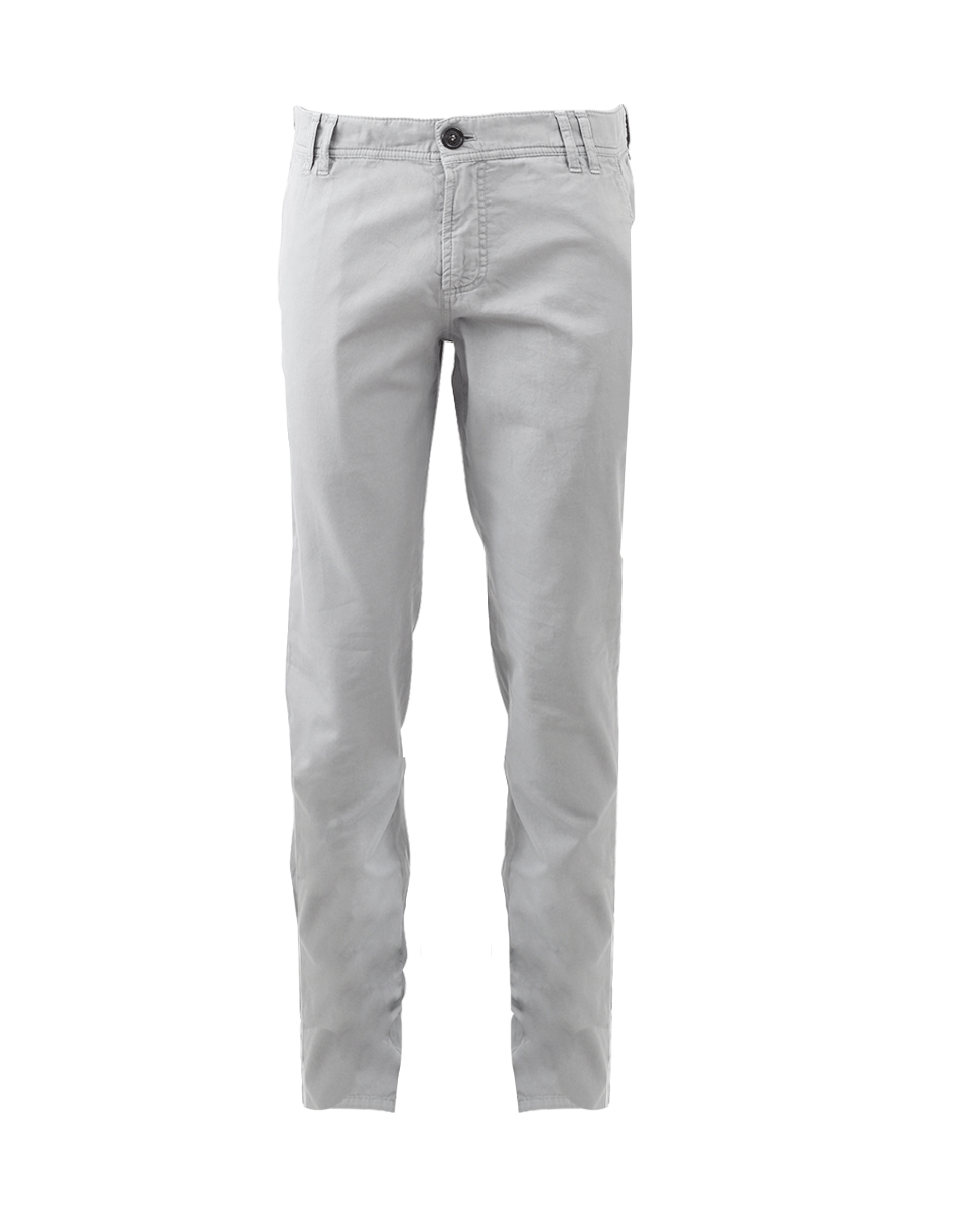 BRUNELLO CUCINELLI-Slim Leg Cotton Pants-