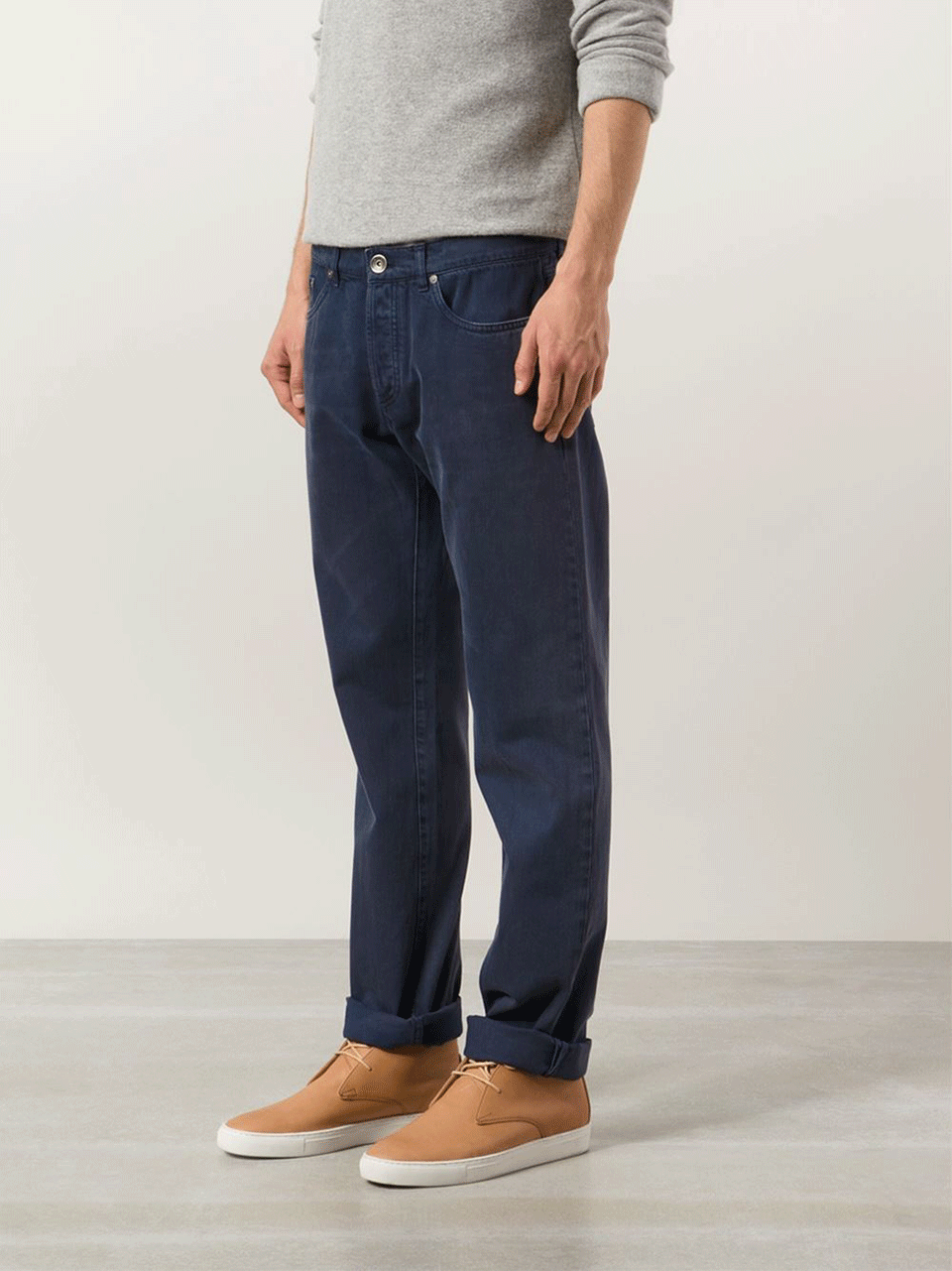 BRUNELLO CUCINELLI-Five Pocket Denim Pant-